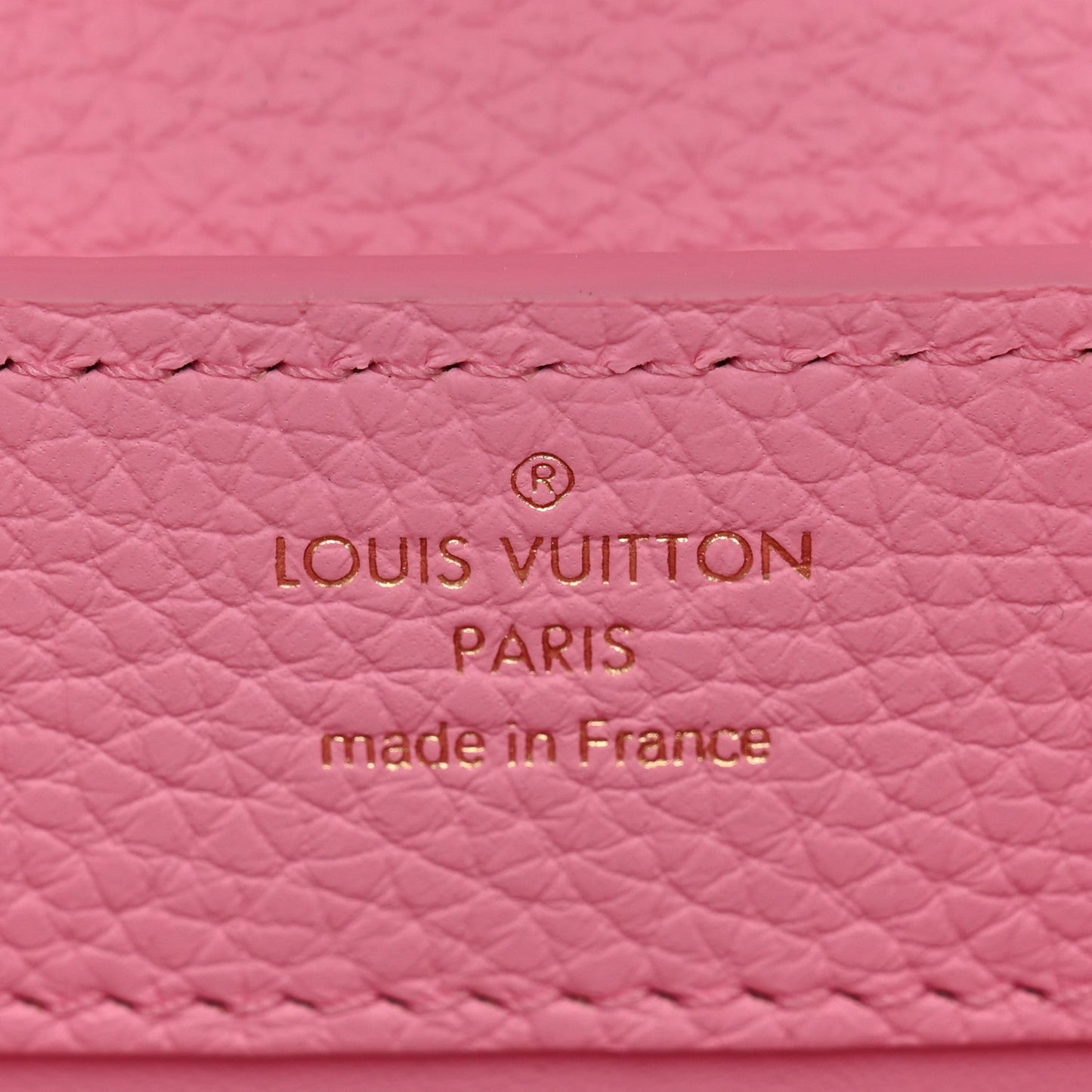 Taurillon Embellished Flower Handle Capucines Mini  Marshmallow Pink
