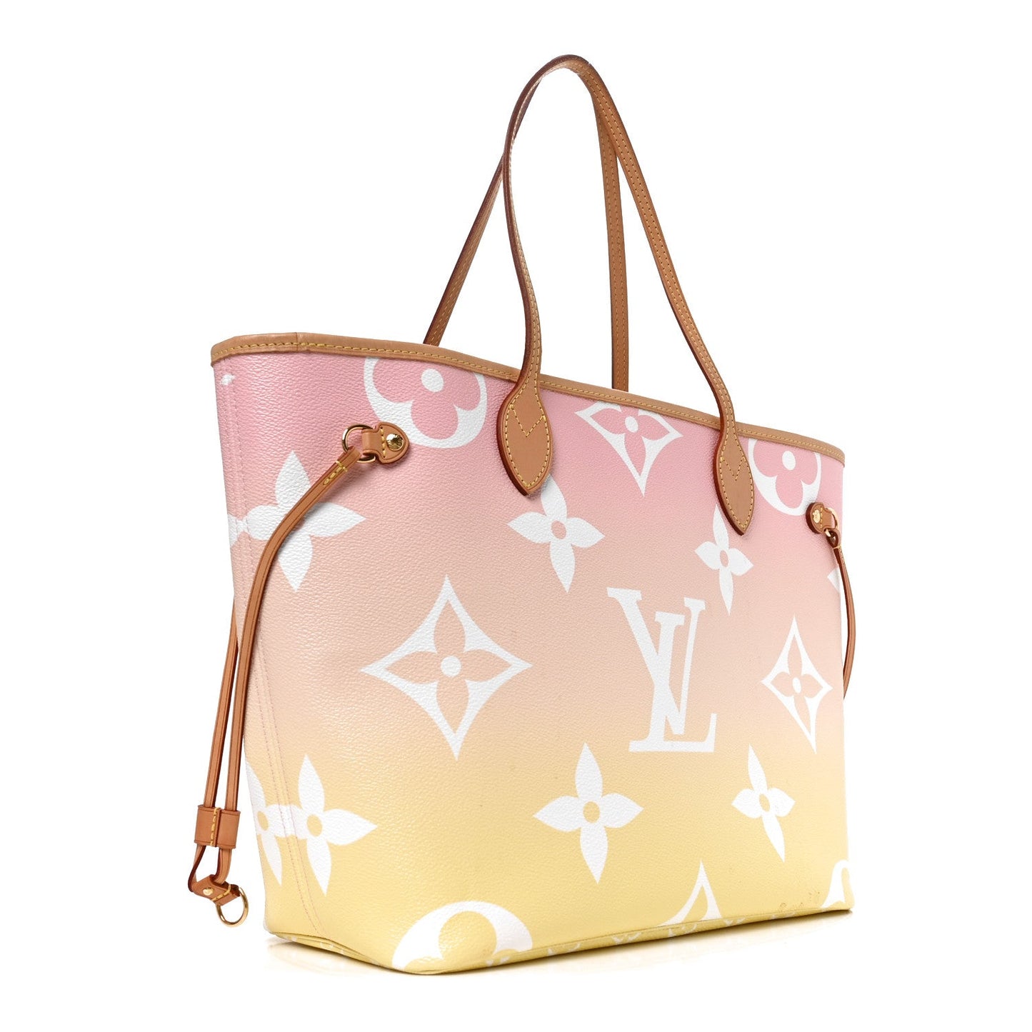 Monogram Giant By The Pool Neverfull MM Light Pink