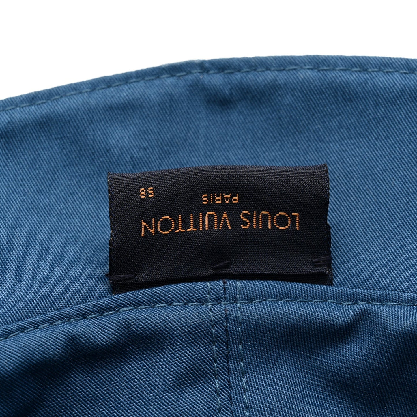 Monogram Denim Transformable Bob Bucket Hat 58 Blue