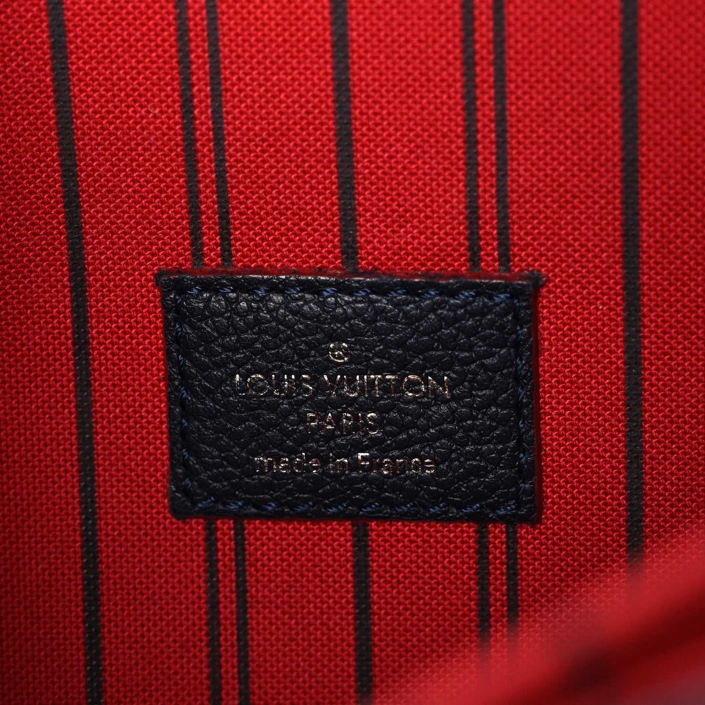 Empreinte Pochette Metis Marine Rouge