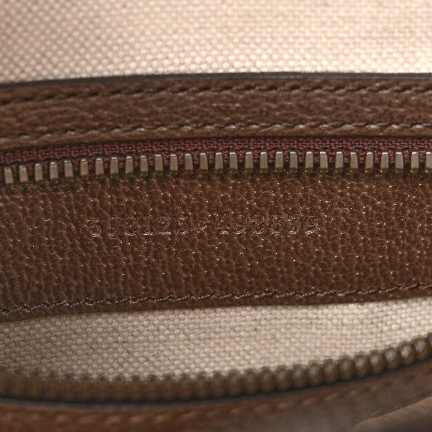 GG Supreme Monogram Web Small Ophidia Half Moon Hobo Brown