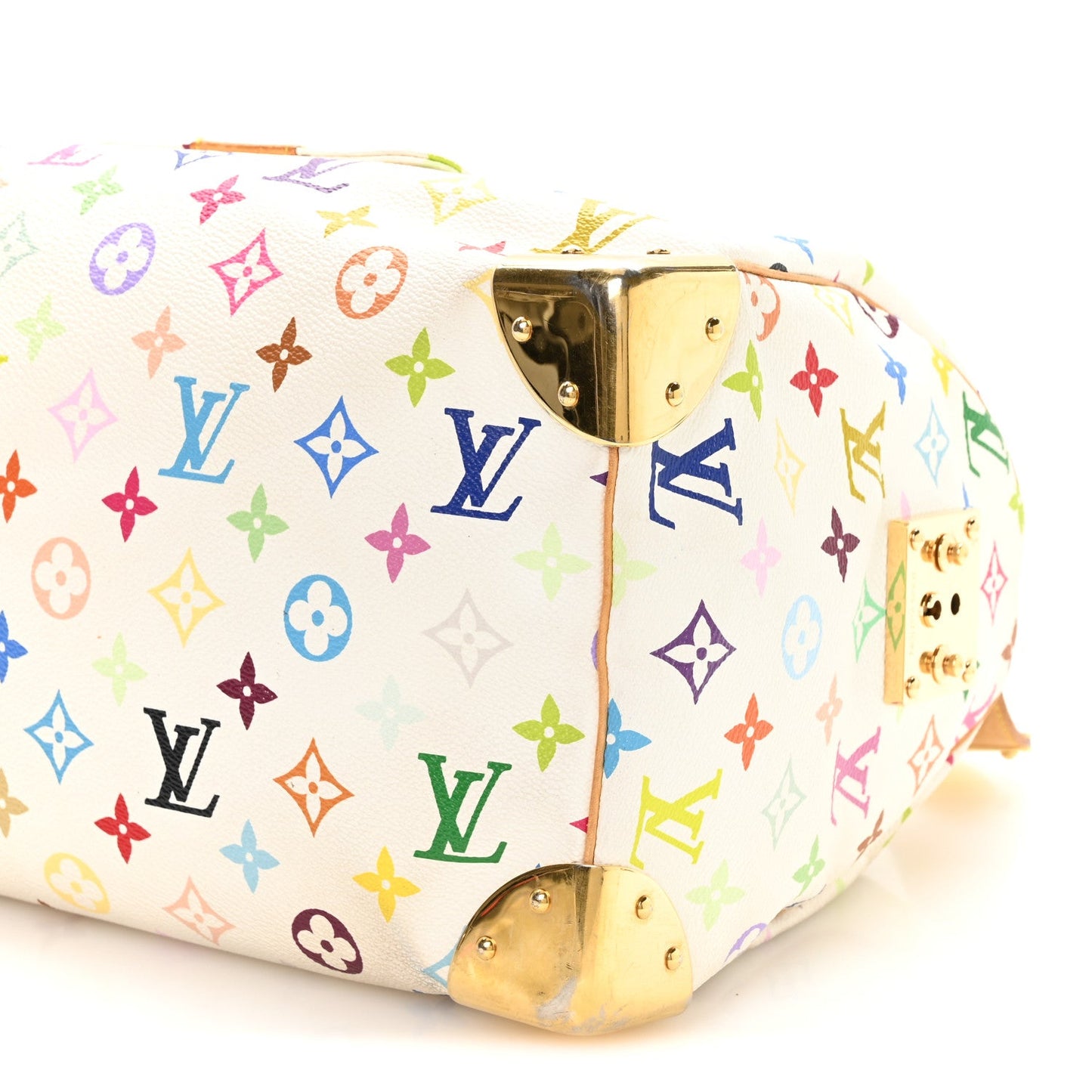 Monogram Multicolor Speedy 30 White