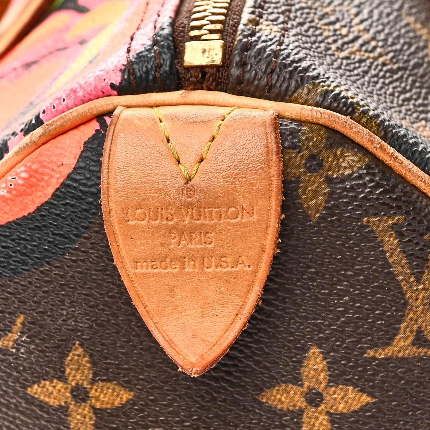 Monogram Roses Speedy 30
