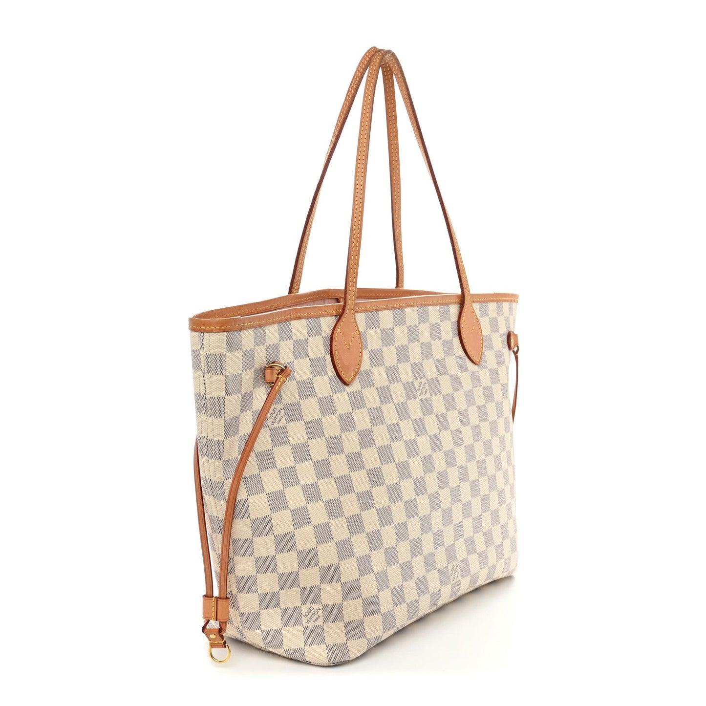 Damier Azur Neo Neverfull MM Rose Ballerine