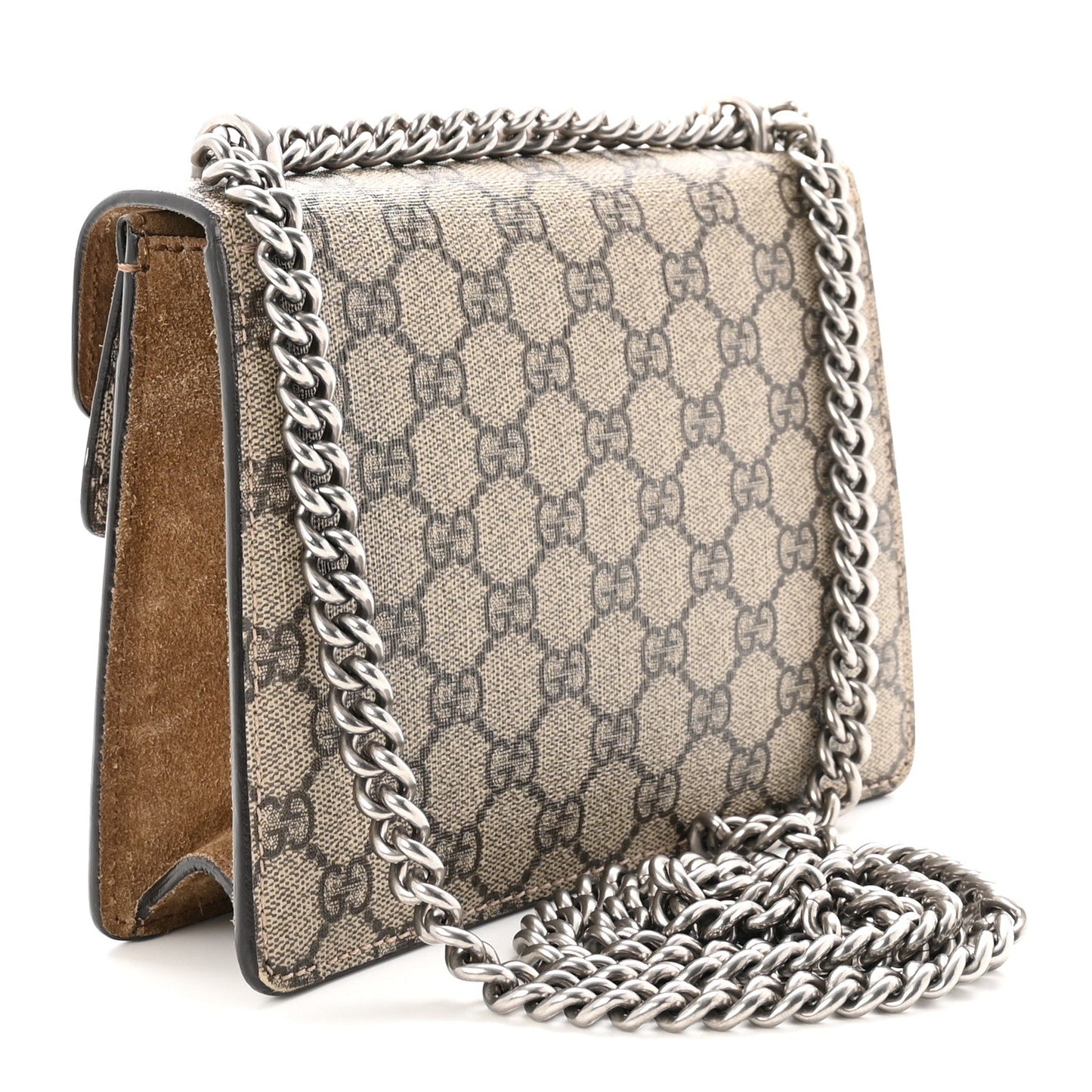GG Supreme Monogram Mini Dionysus Shoulder Bag Taupe