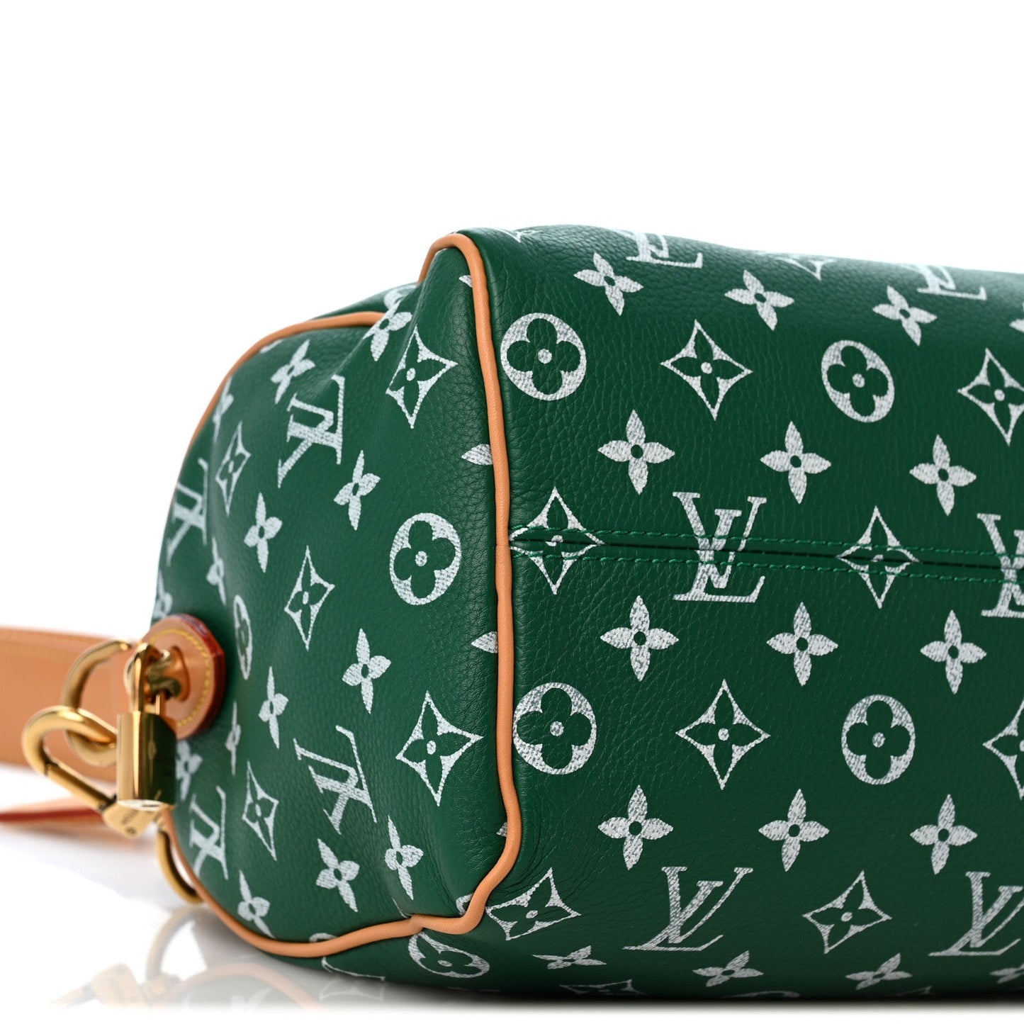 Calfskin Monogram Speedy P9 Bandouliere 25 Green