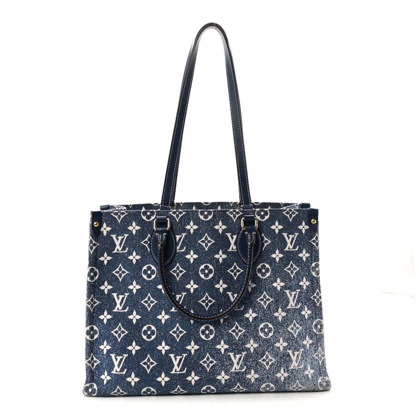 Monogram Jacquard Denim Onthego MM Bleu