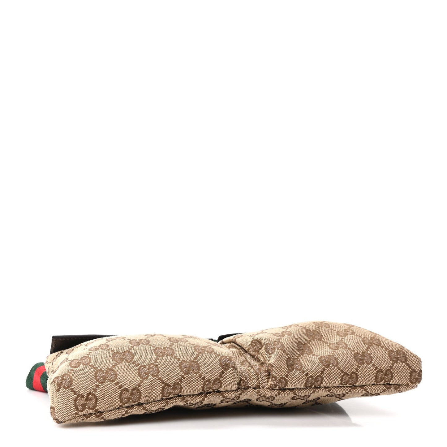 Monogram Web Belt Bag Dark Brown