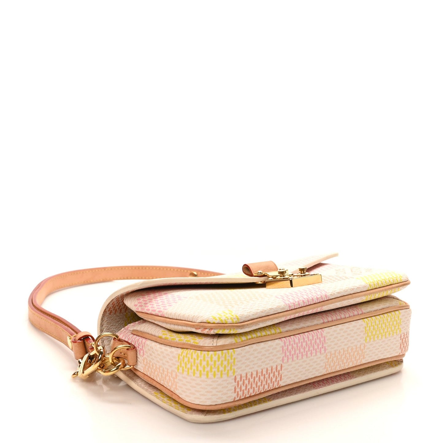 Damier Giant Pochette Metis East West Peach