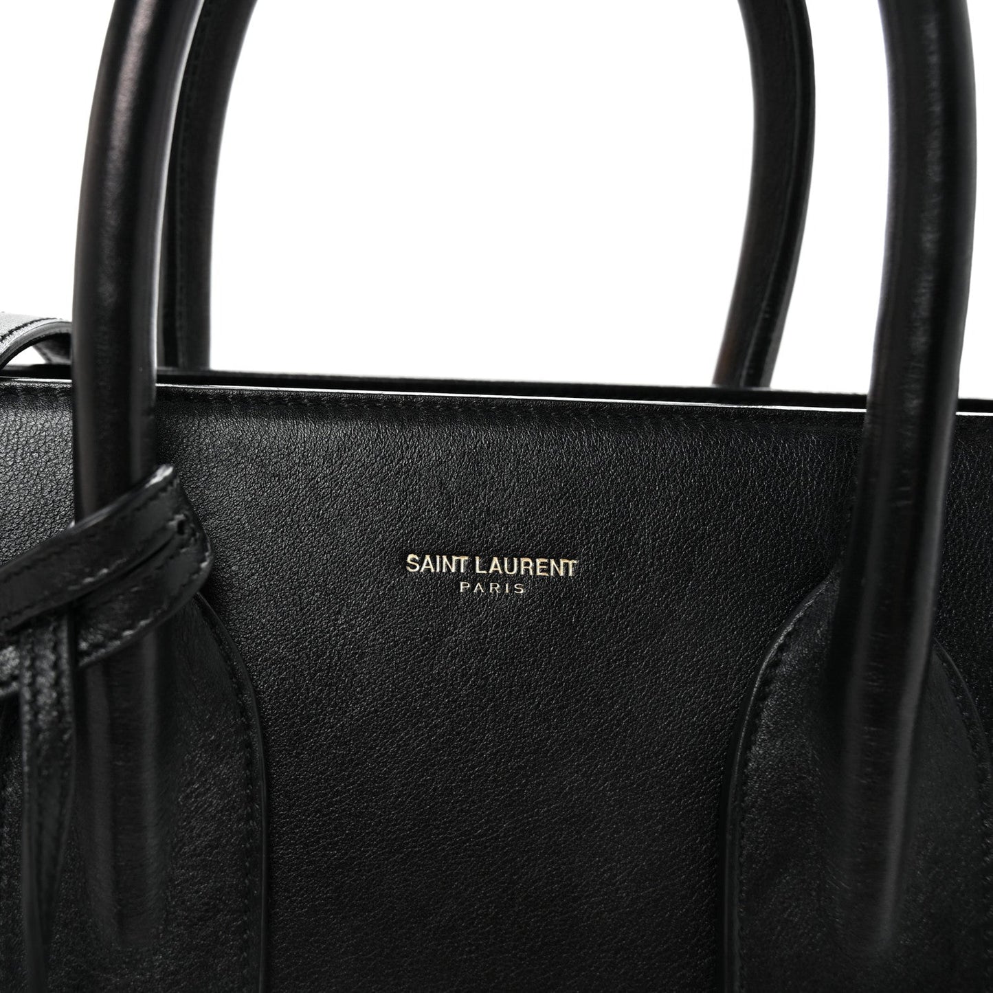 Calfskin Small Sac De Jour Black
