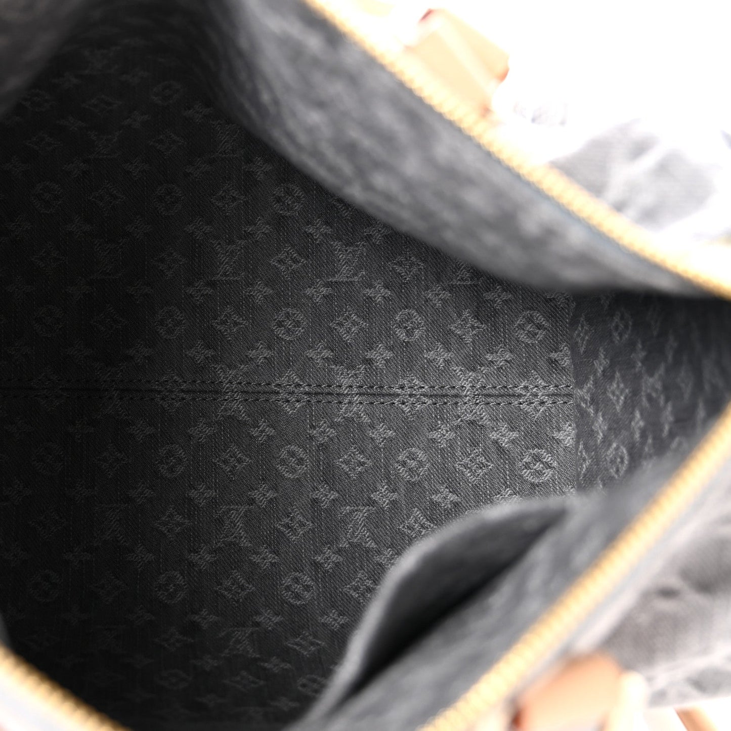 Monogram Denim Speedy Soft 30 Washed Gray