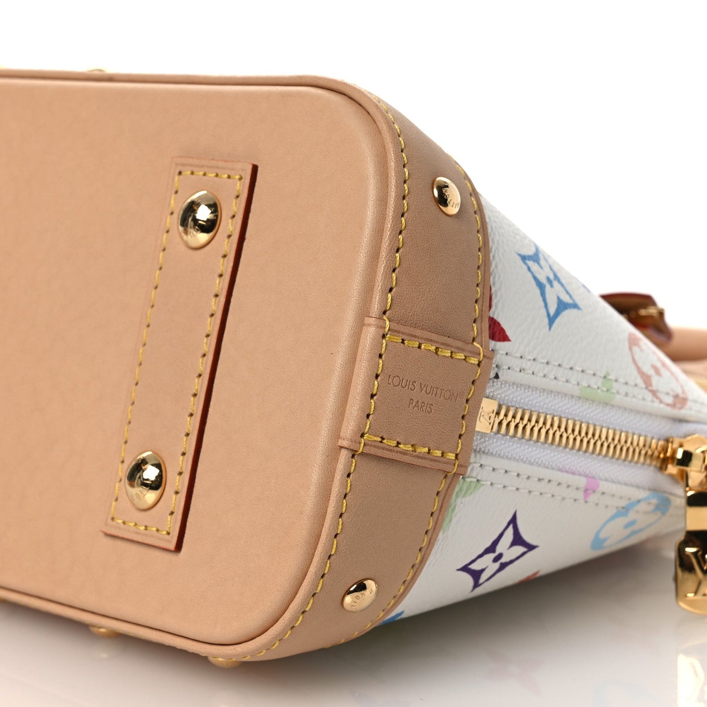 LV x TM Monogram Multicolor Alma BB White