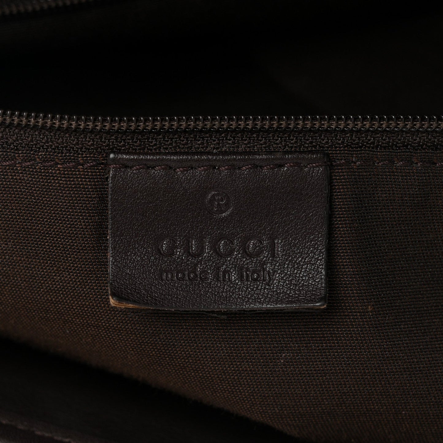 GG Supreme Monogram Medium Joy Tote Dark Brown