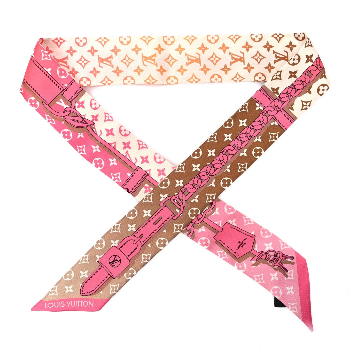 Silk Monogram Rising Confidential BB Bandeau Multicolor