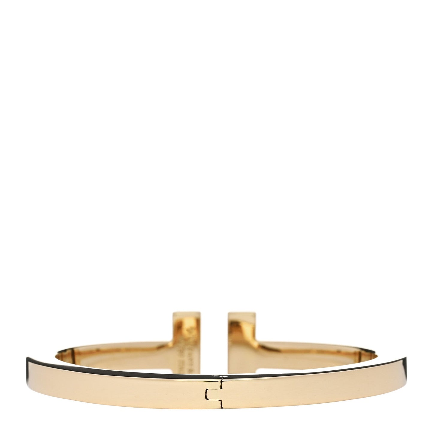 18K Yellow Gold T Square Bracelet