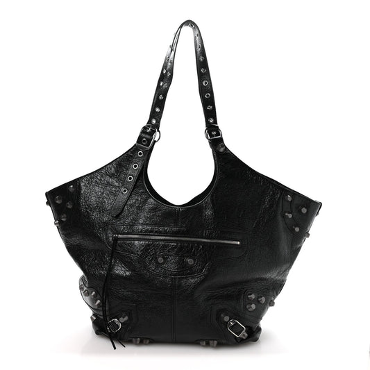 Agneau Arena Large Le Cagole Carry All Bag Black