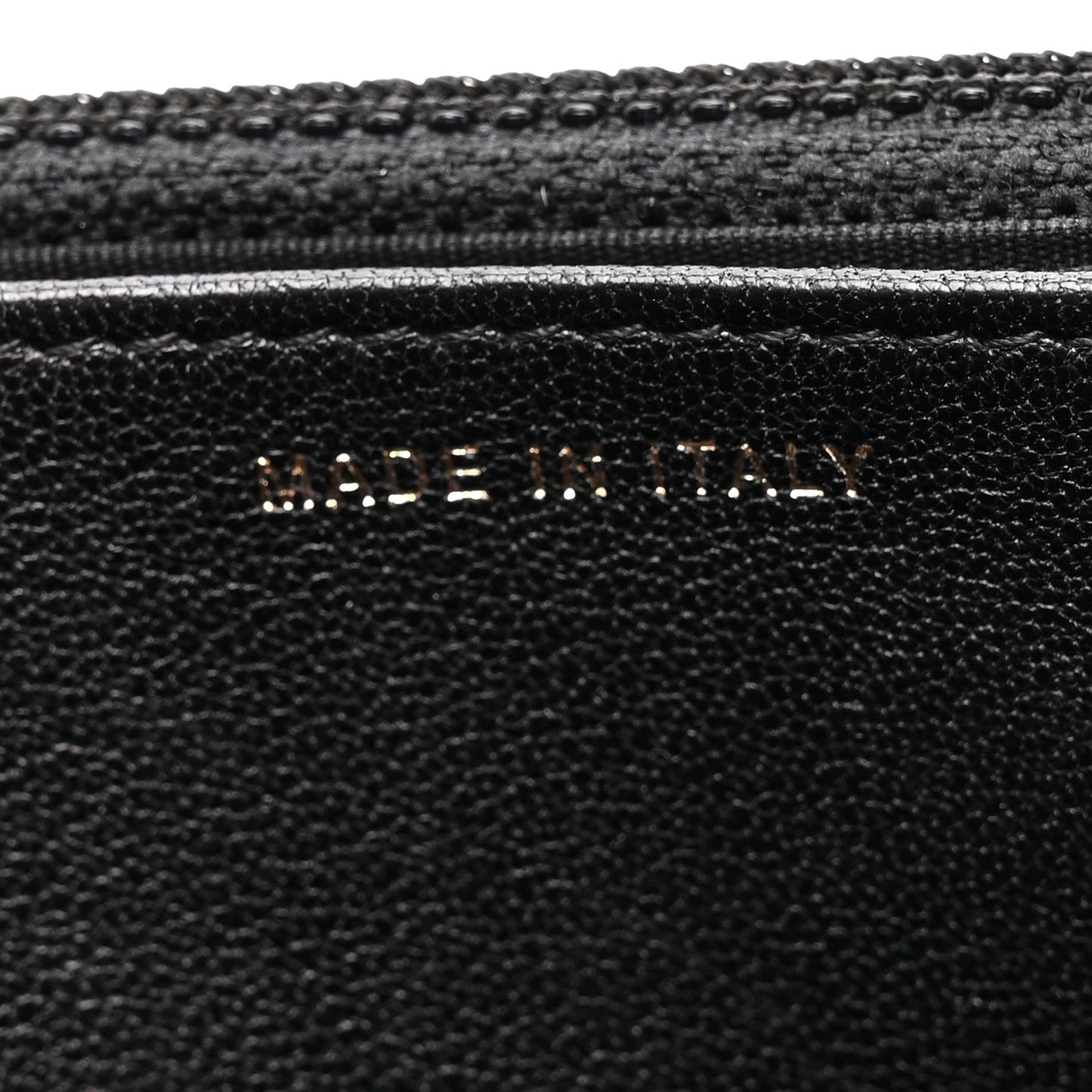 Lambskin Quilted Infinity Wallet On Chain WOC Black