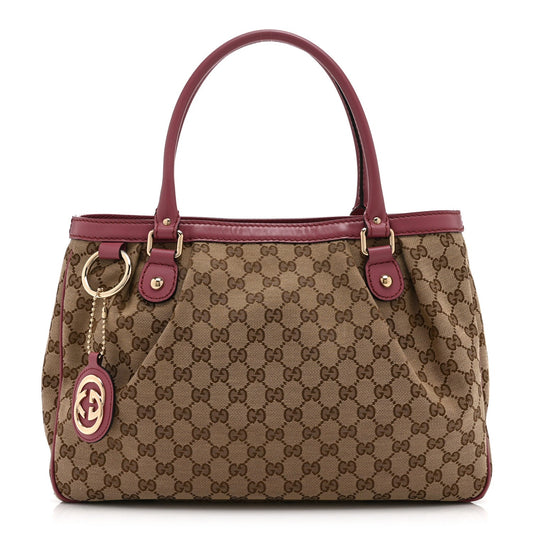 Monogram Medium Sukey Top Handle Tote Peonia Flower