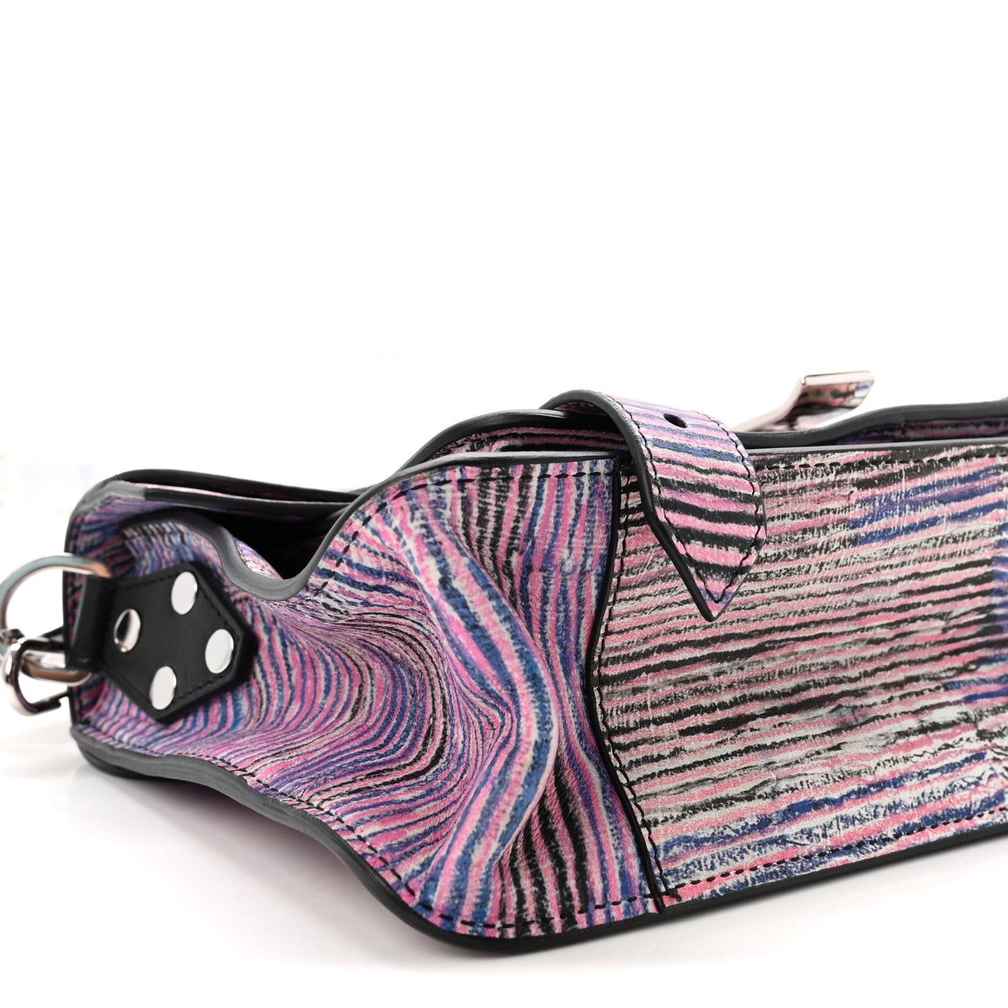X HARMONY KORINE Calfskin Tiny PS1 Satchel Multicolor