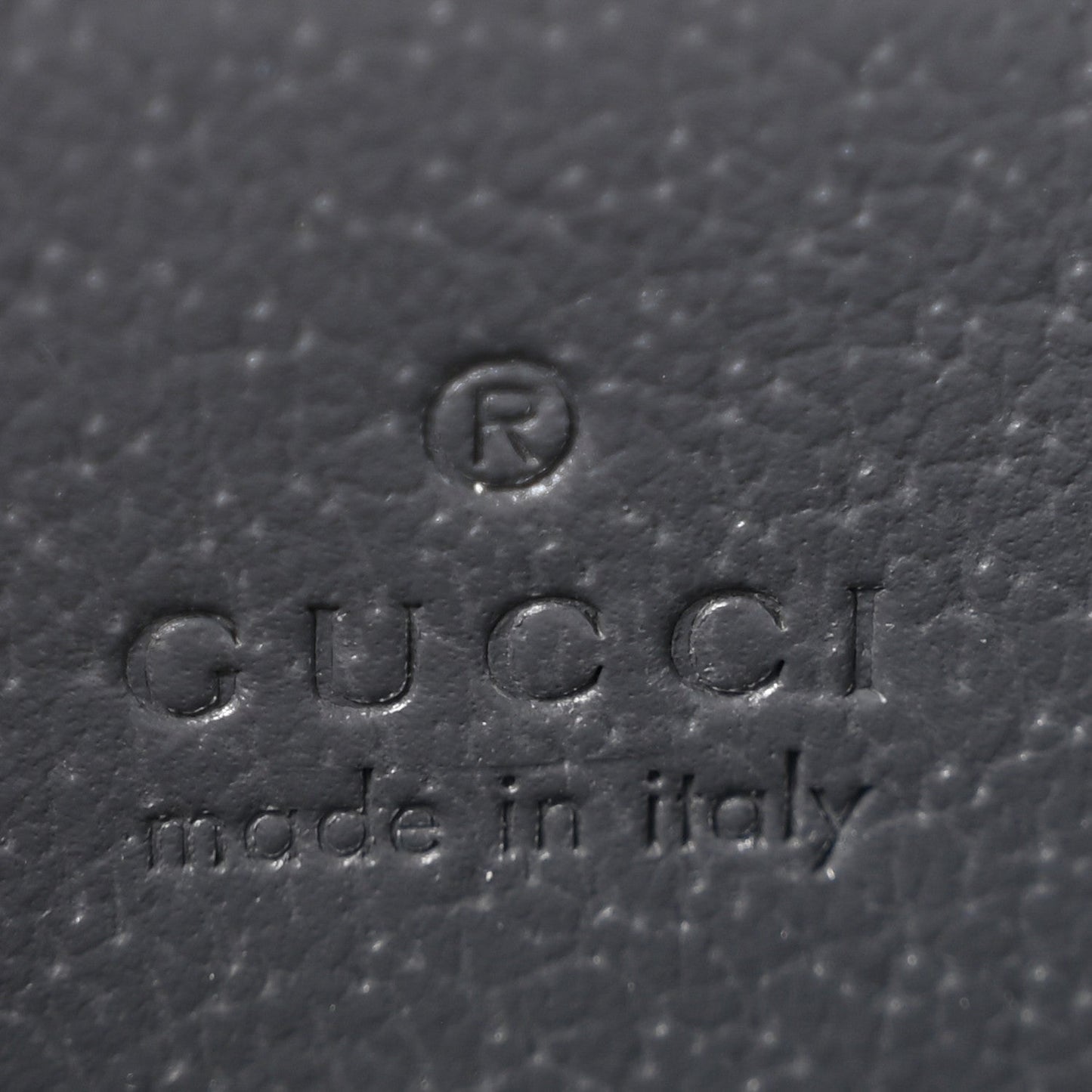 GG Supreme Monogram Zip Card Case Black Grey