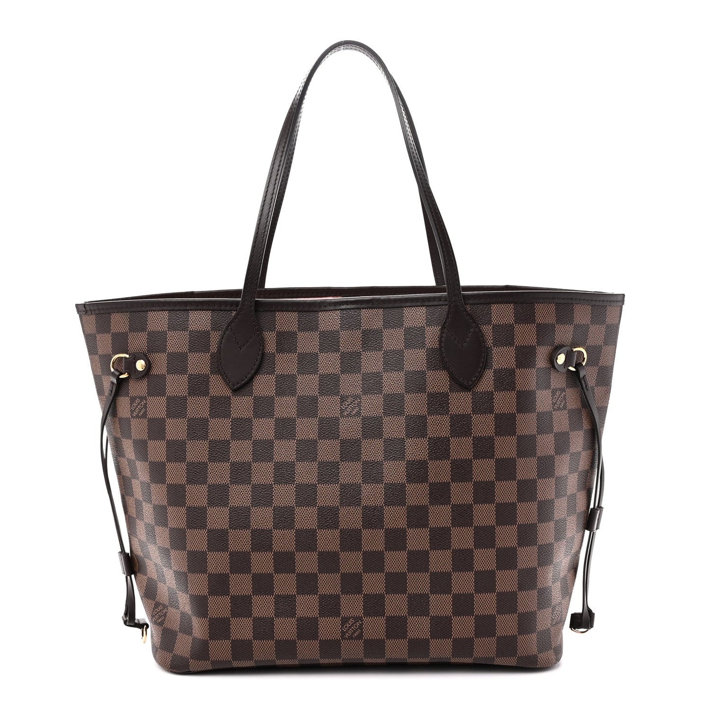 Damier Ebene Neo Neverfull MM Rose Ballerine