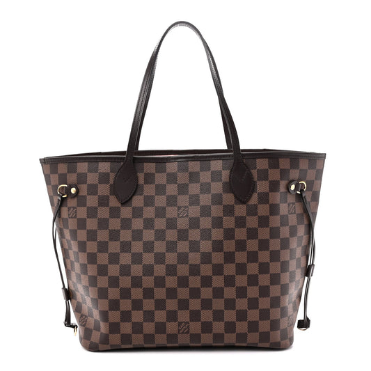 Damier Ebene Neo Neverfull MM Rose Ballerine