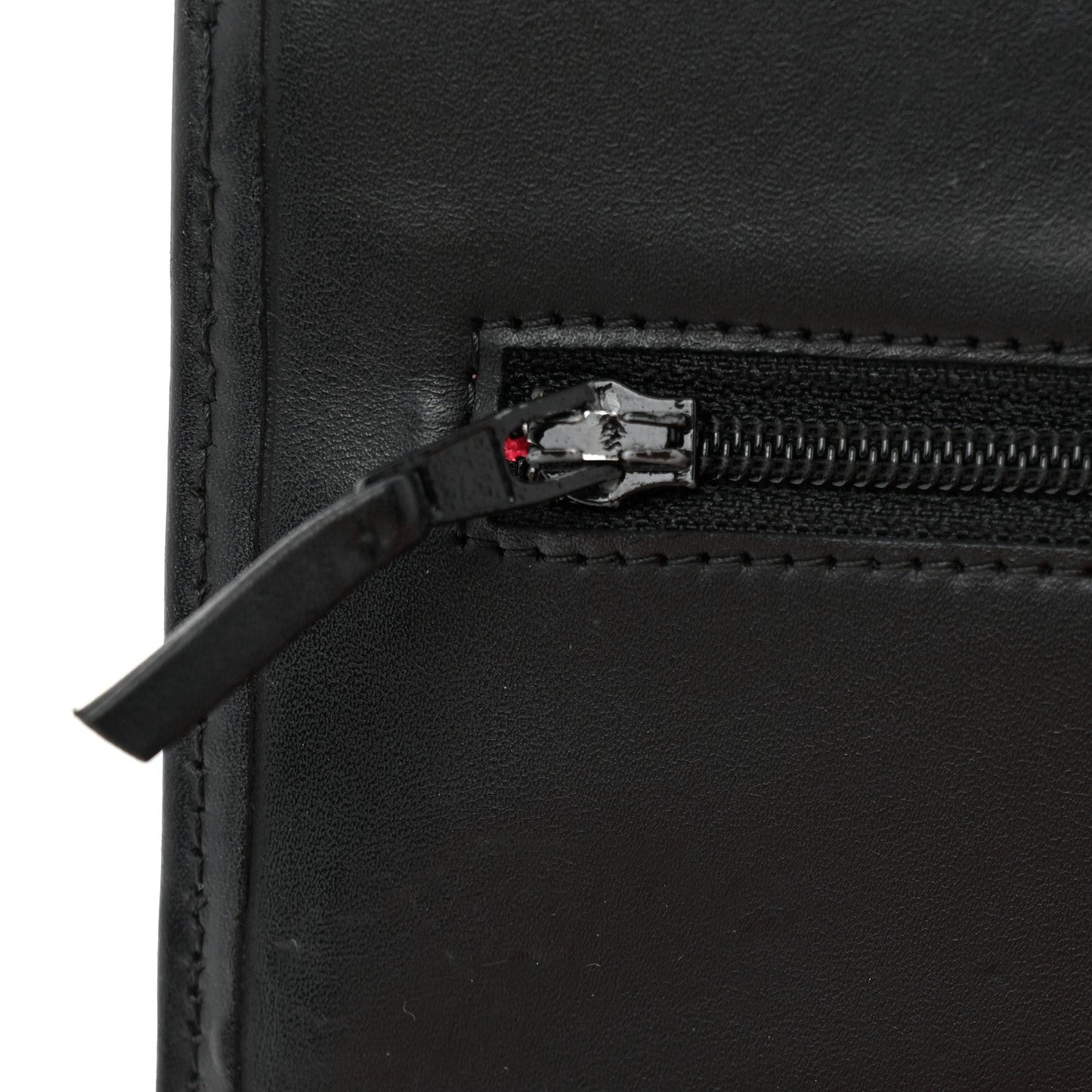Calfskin Quilted Cambon Wallet on Chain WOC Black