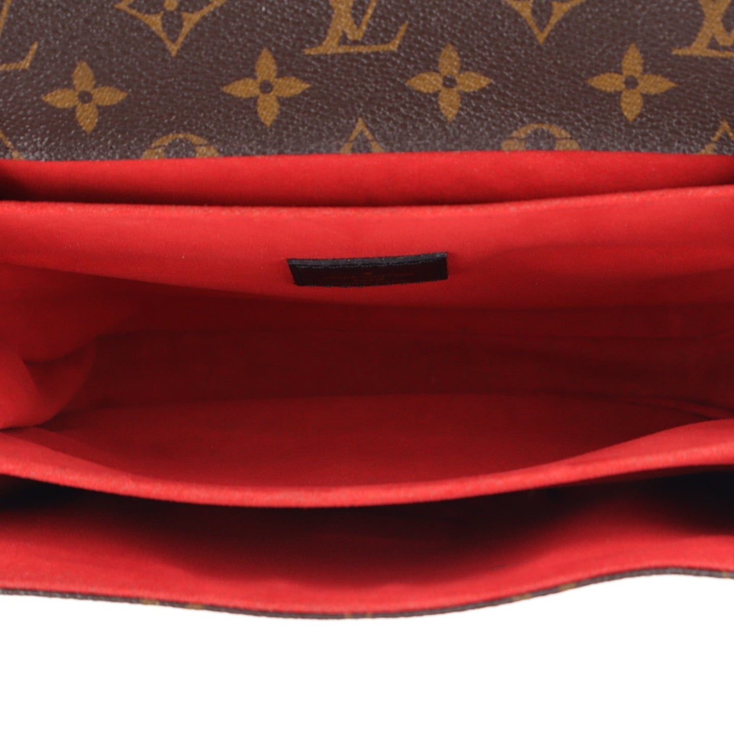 Monogram Braided Pochette Metis Coquelicot