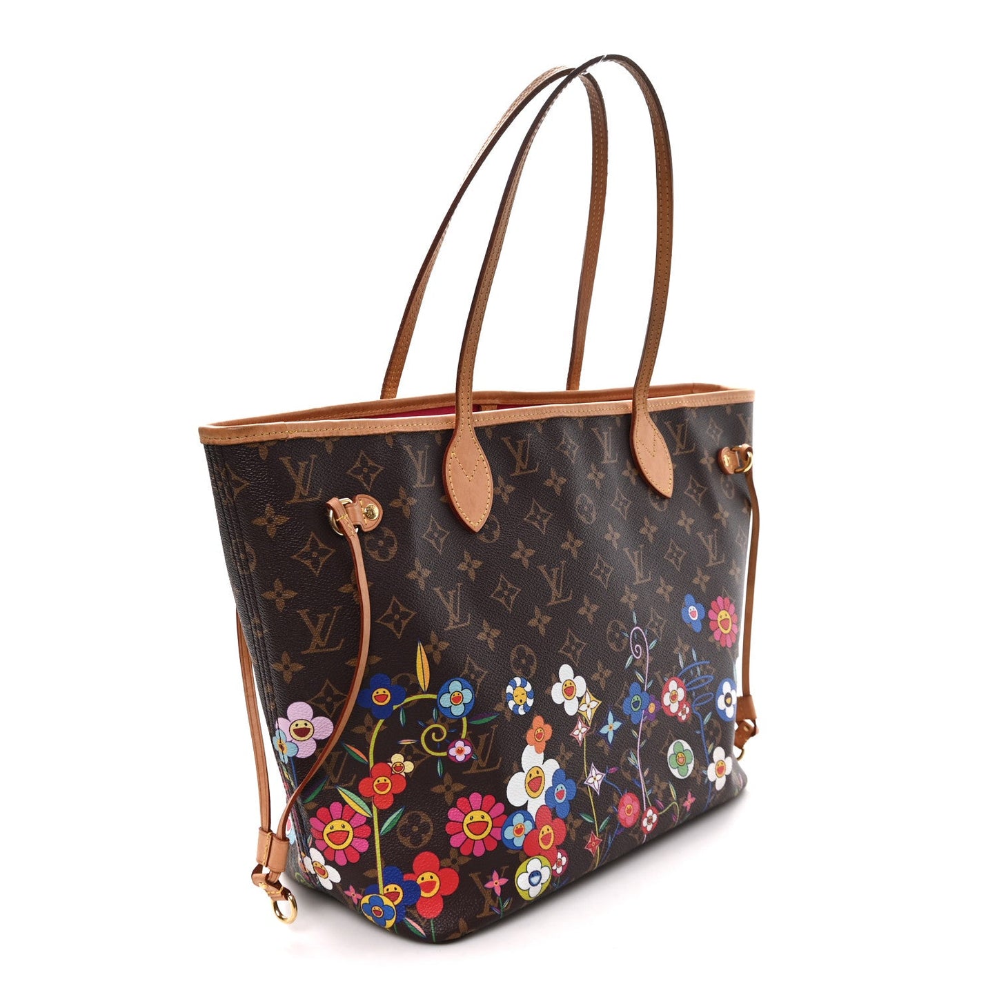 LV X TM Monogram Flowers Neverfull MM