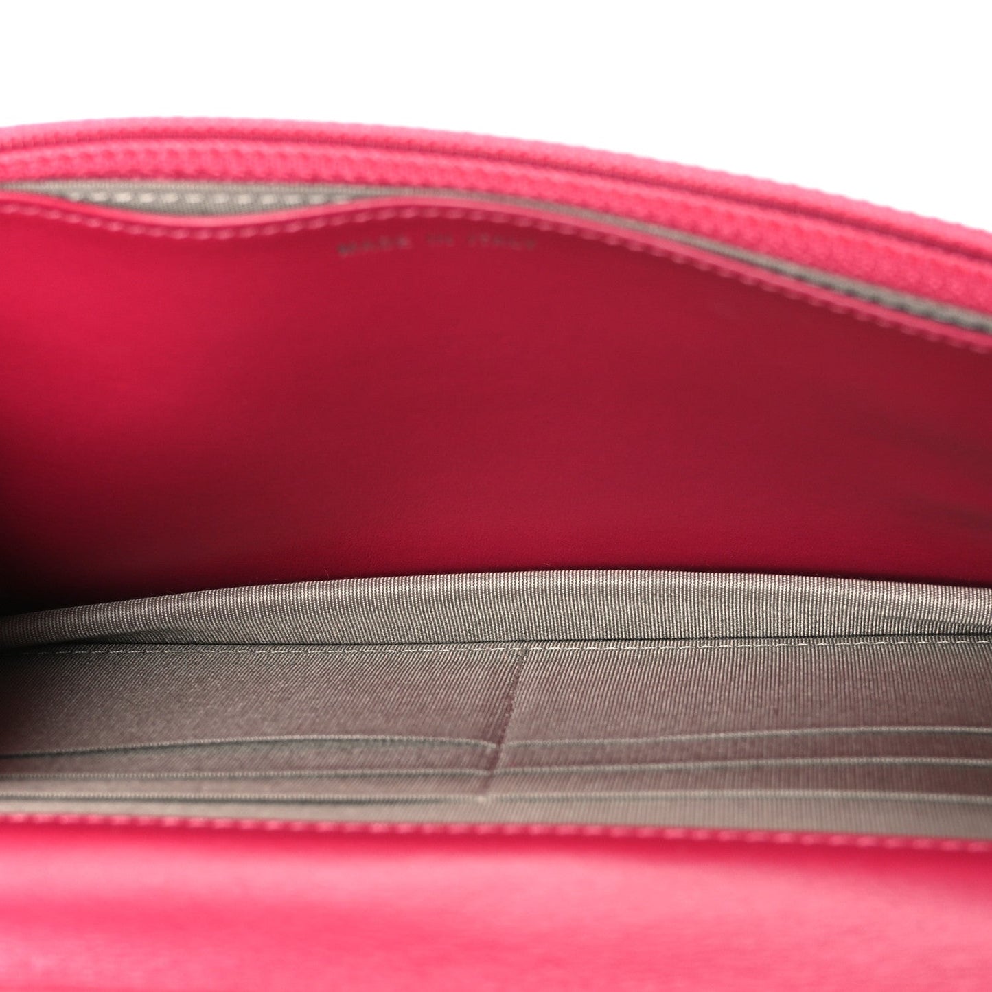 Lambskin Diamond Stitched Wallet On Chain WOC Pink