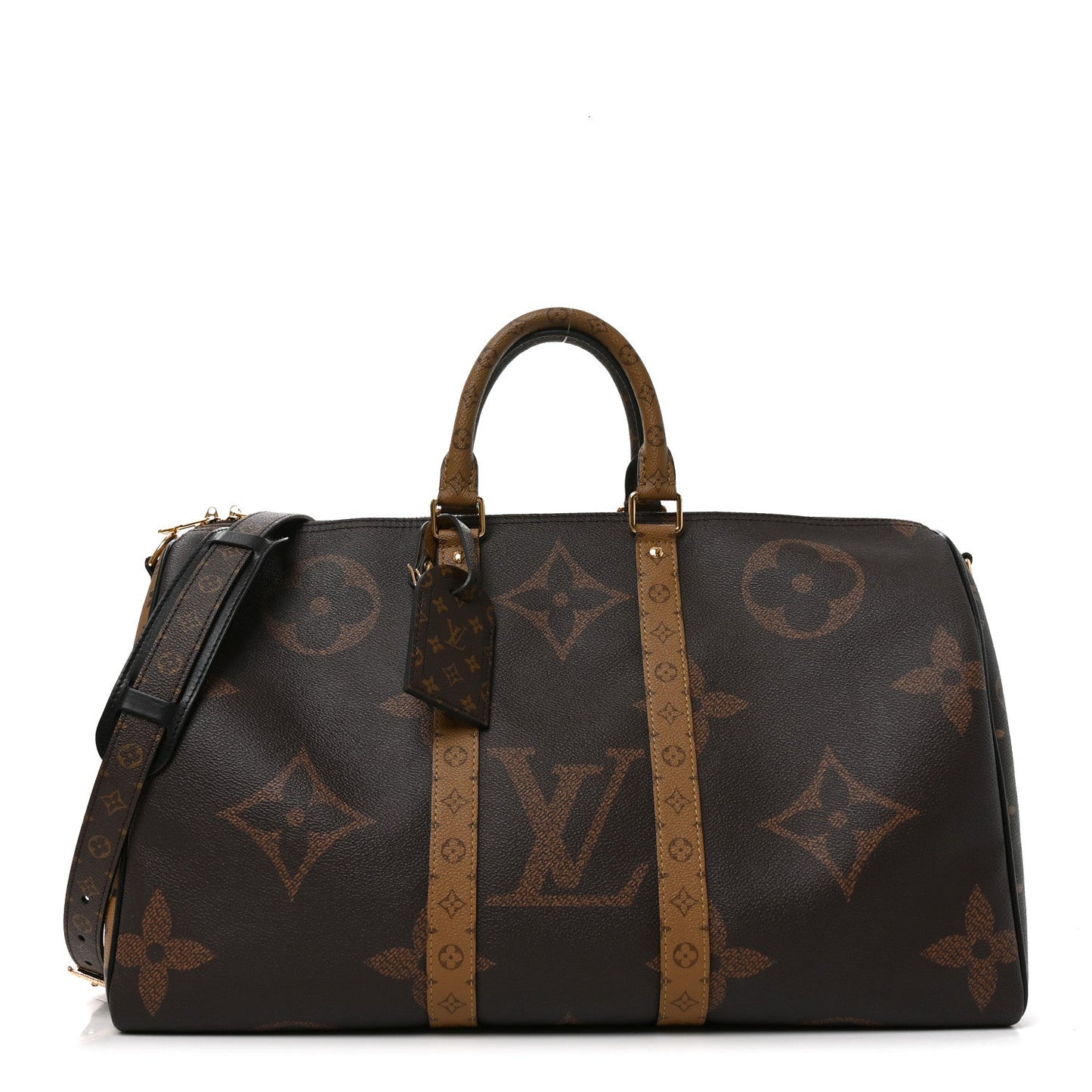 Reverse Monogram Giant Keepall Bandouliere 45