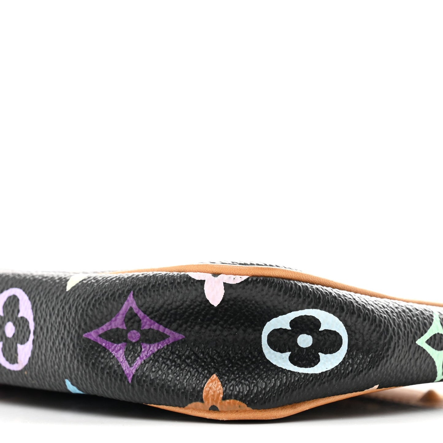 Monogram Multicolor Pochette Accessories Black