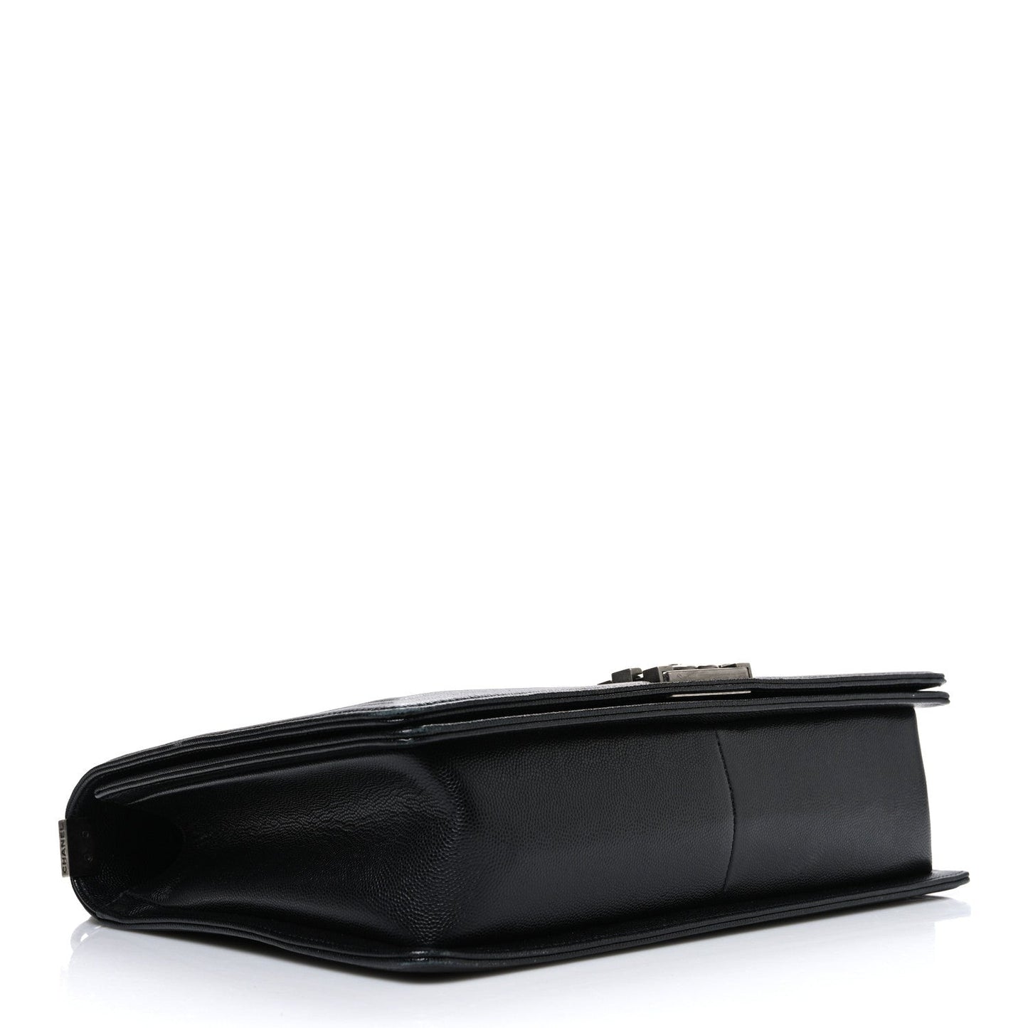 Caviar Quilted Large Boy Flap Black