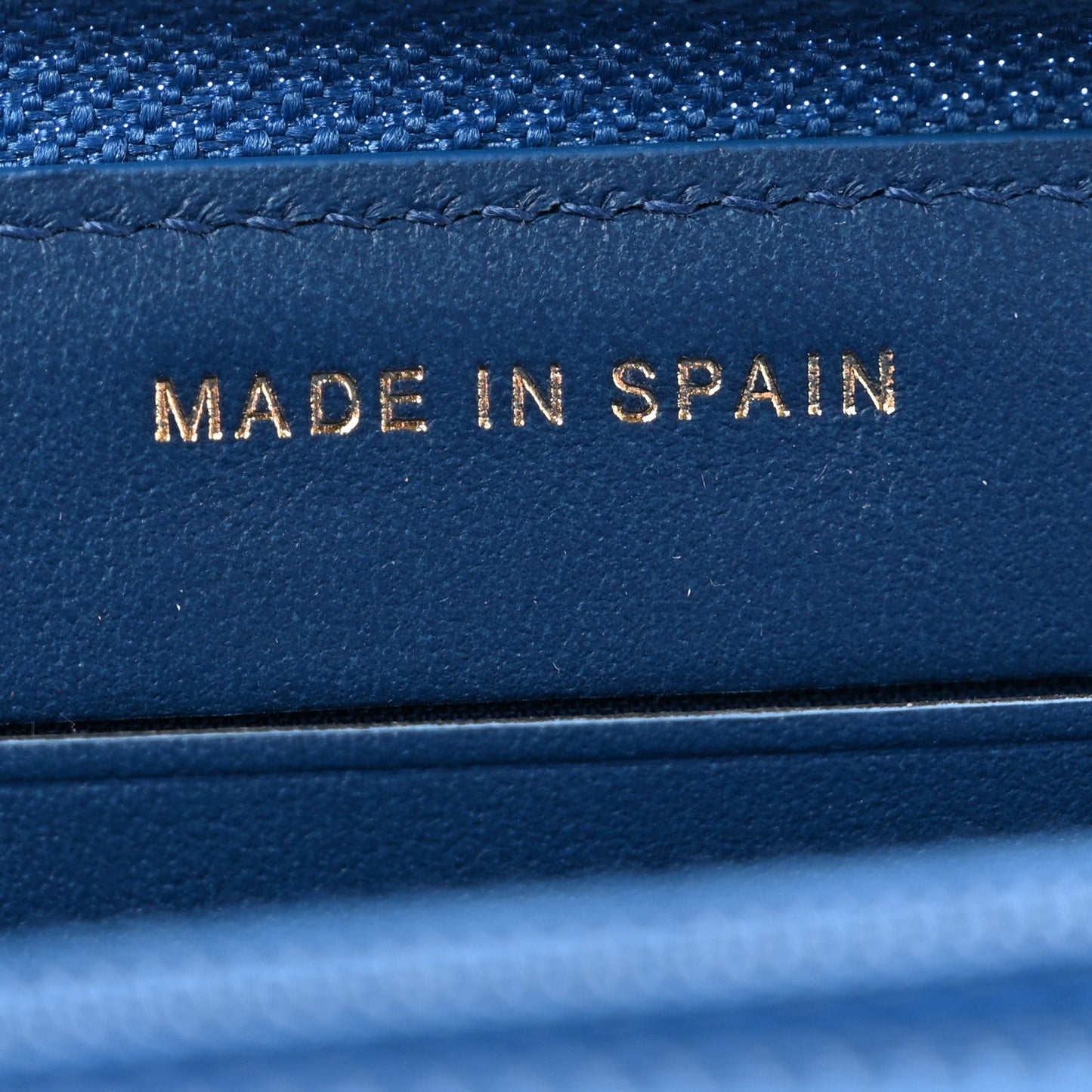 Caviar Quilted Boy Small Zip Around Wallet Blue