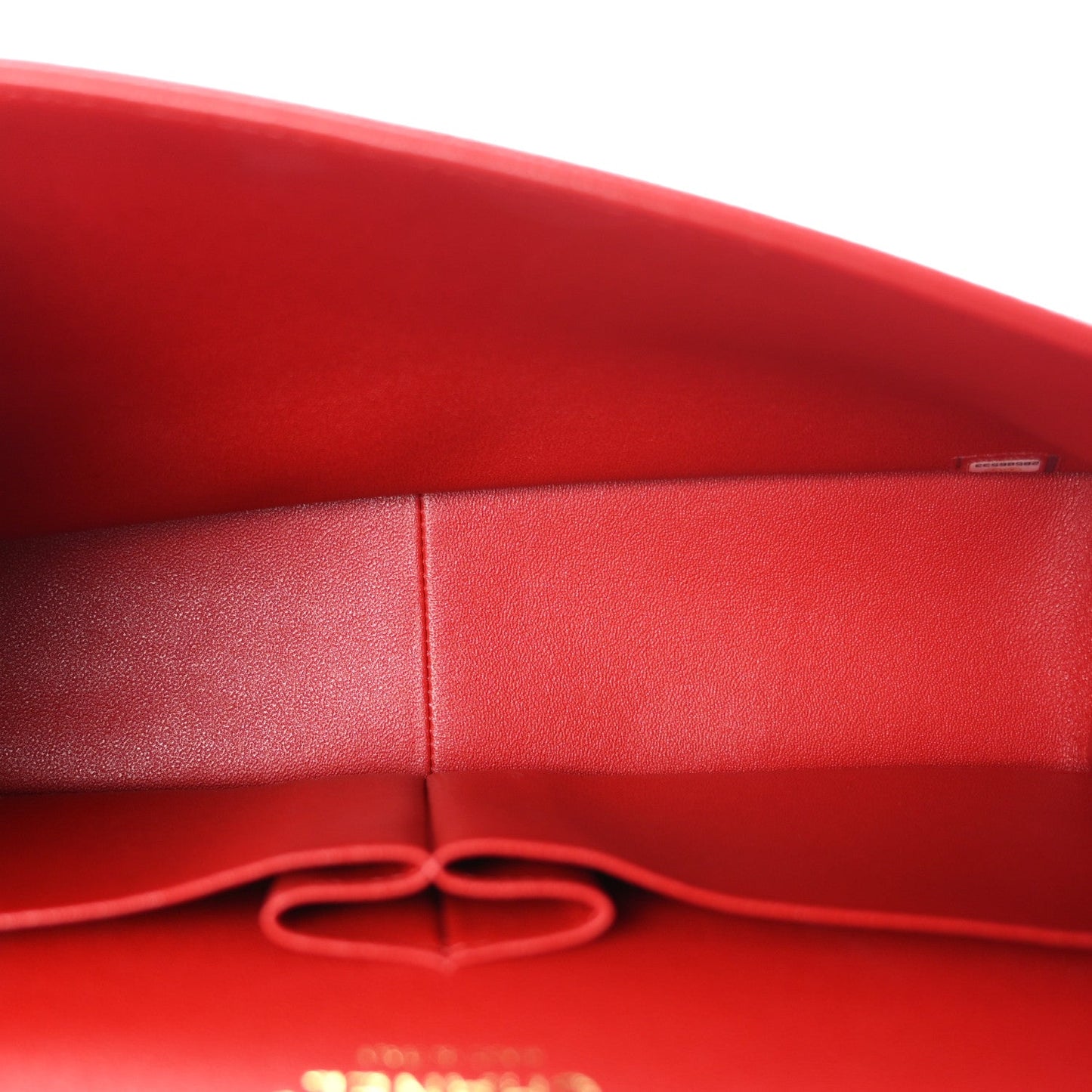 Caviar Quilted Jumbo Double Flap Red