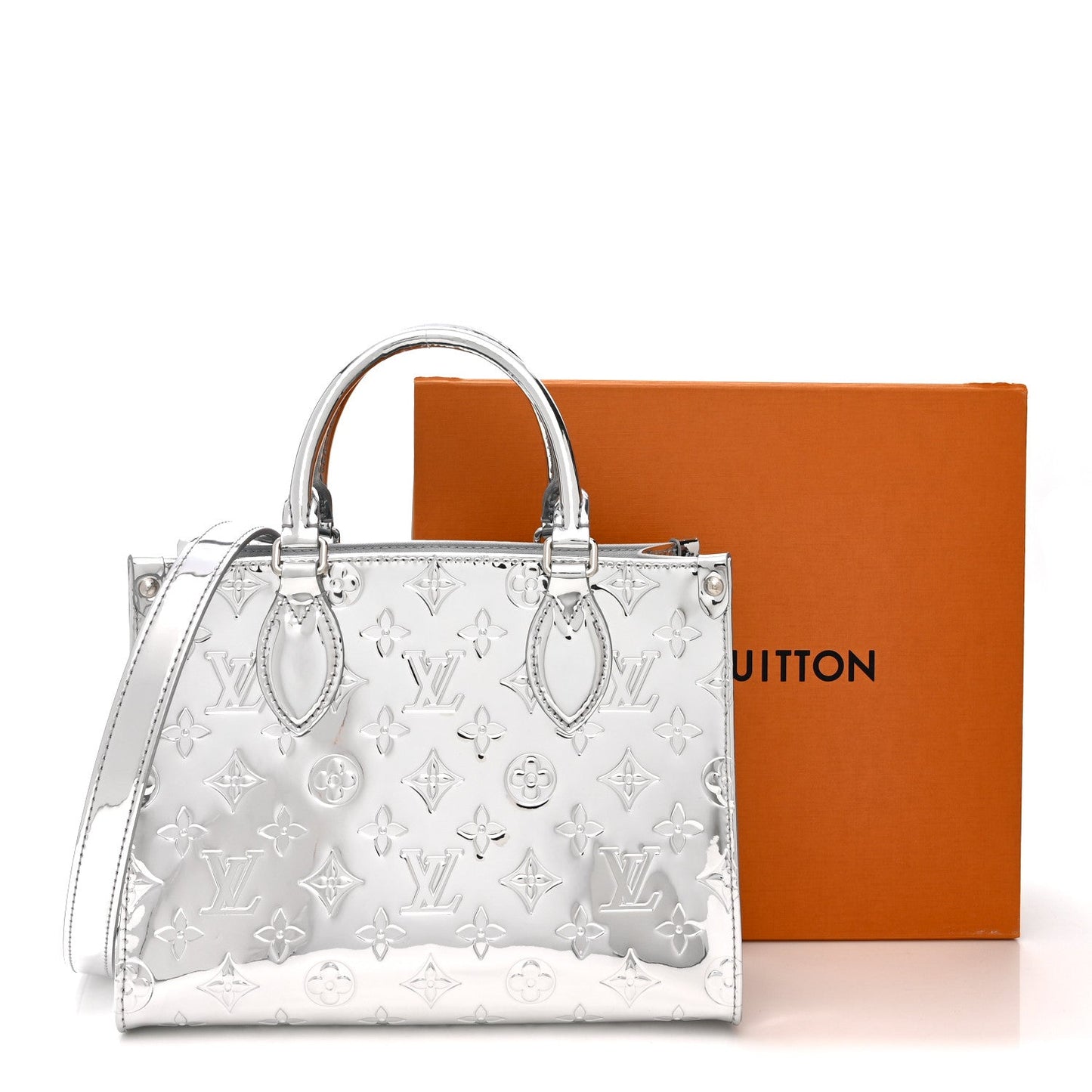 Monogram Miroir Onthego PM Silver