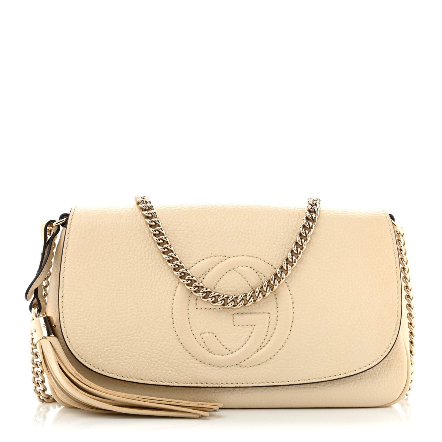 Cellarius Calfskin Medium Soho Flap Crossbody Ivoire