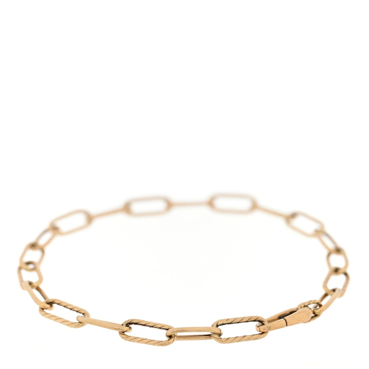 18K Yellow Gold 4mm Madison Classic Chain Bracelet