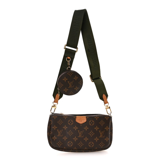 Monogram Multi Pochette Accessories Large Pochette  Kaki