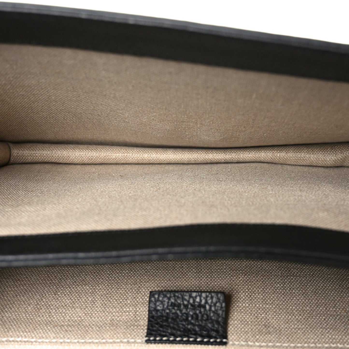 Dollar Calfskin Interlocking G Shoulder Bag Black