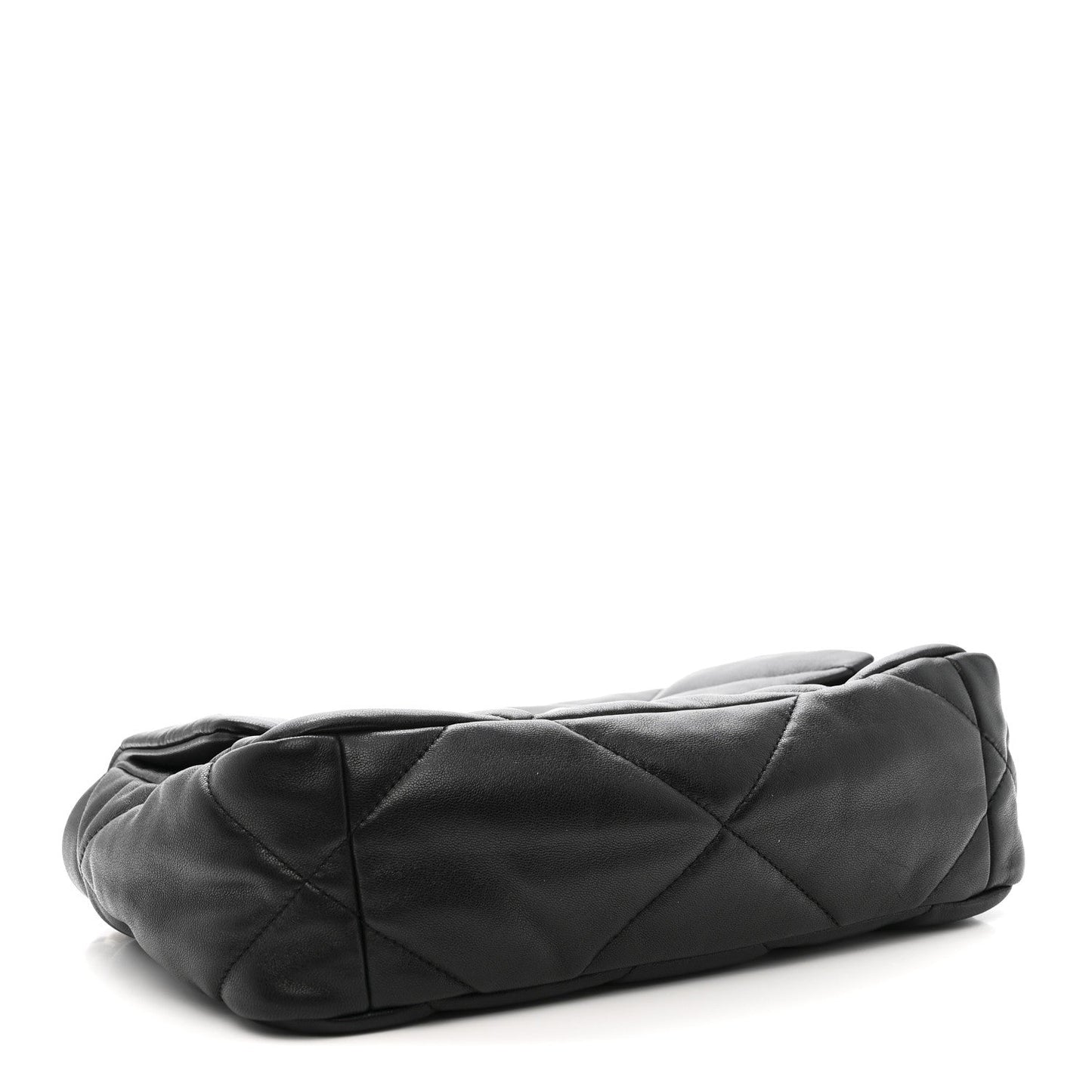 Lambskin Quilted Medium Chanel 19 Flap Black