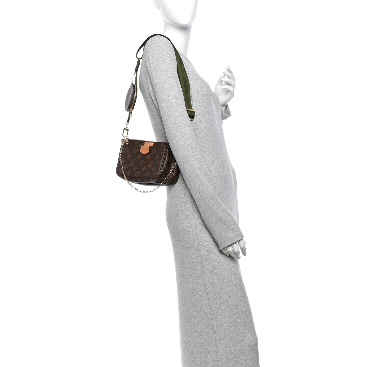 Monogram Multi Pochette Accessories Kaki