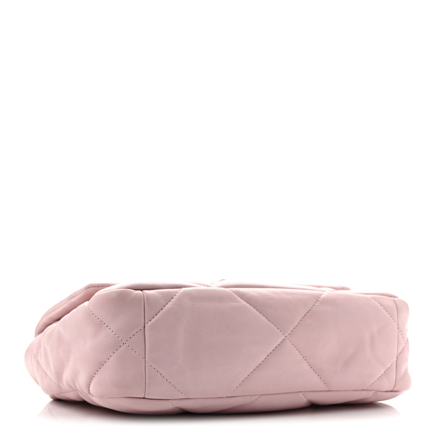 Lambskin Quilted Medium Chanel 19 Flap Light Pink