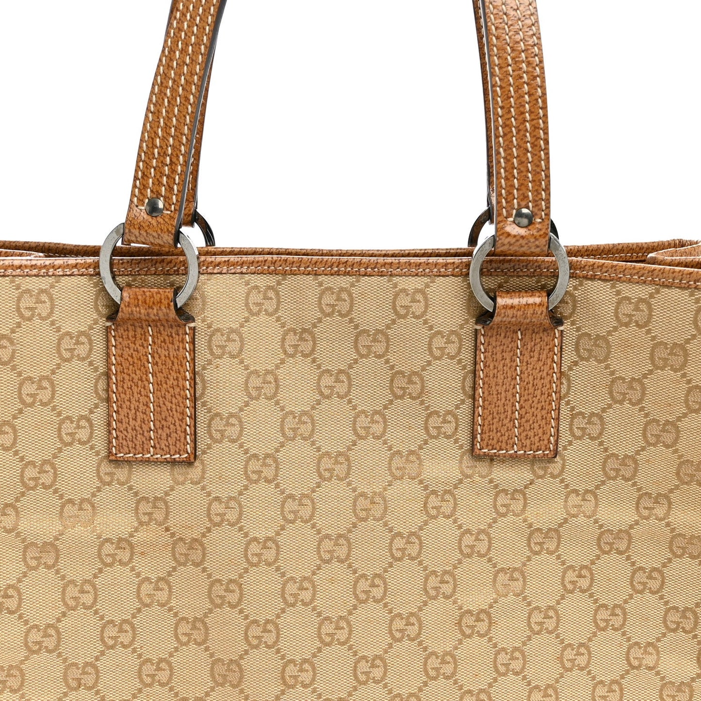 Monogram Large Tote Dark Brown