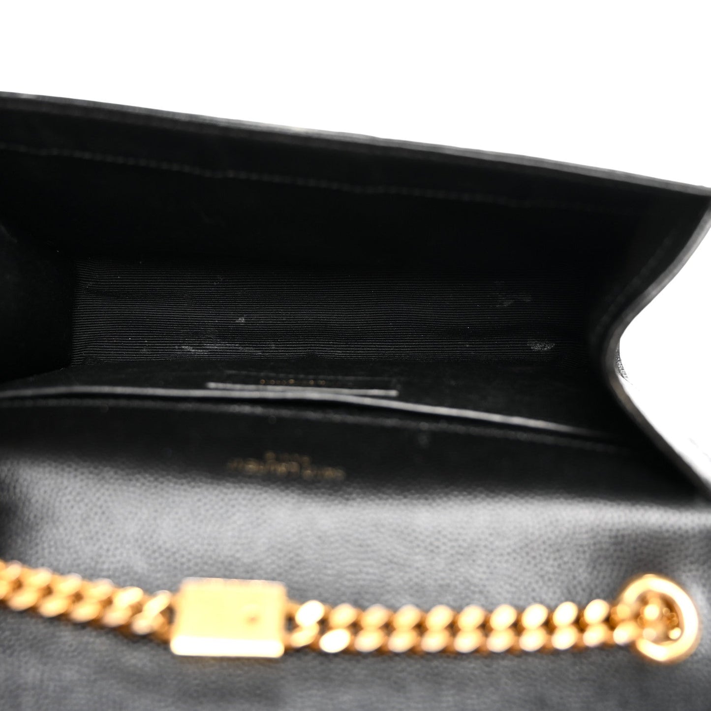 Grain De Poudre Small Monogram Kate Satchel Black