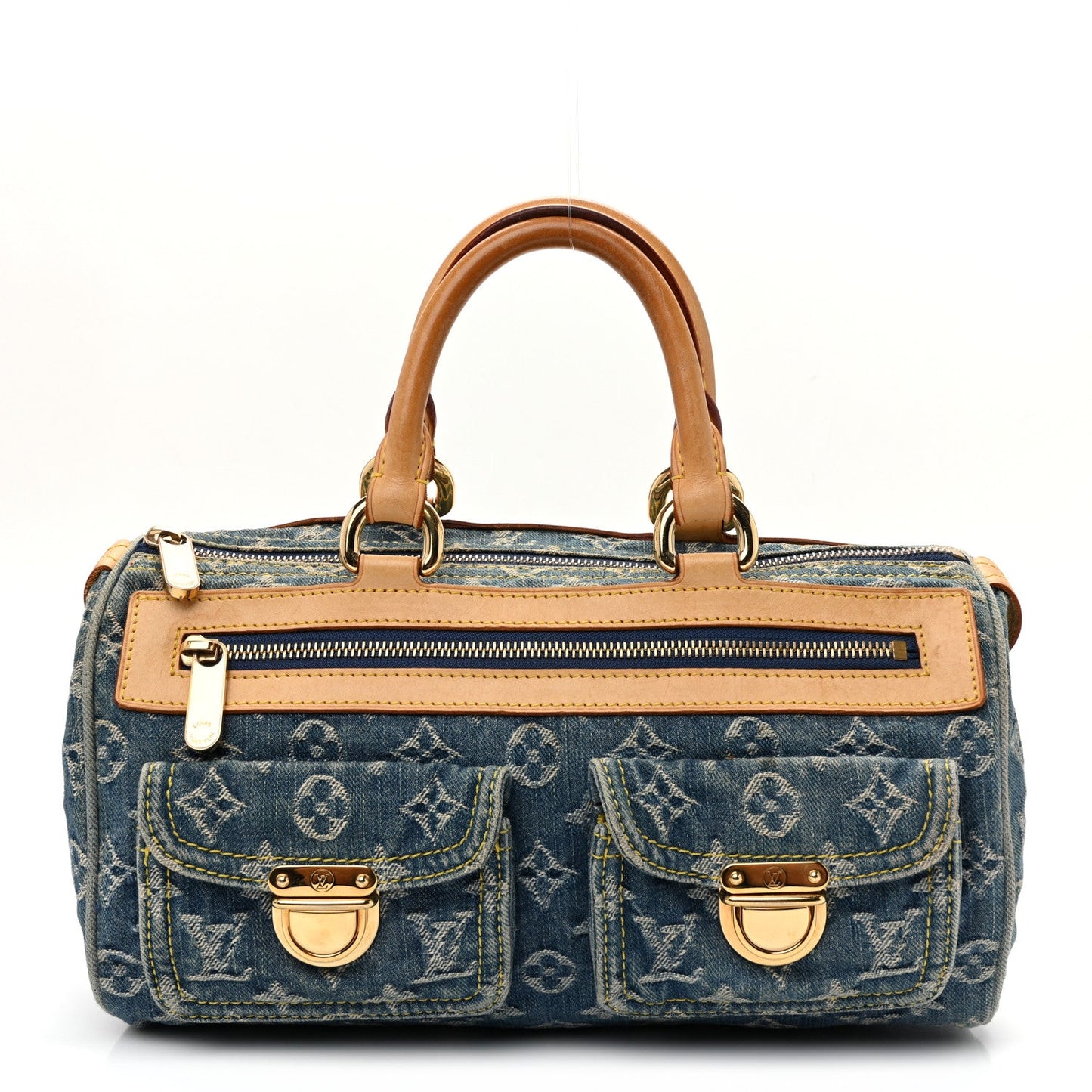 Monogram Denim Neo Speedy Blue