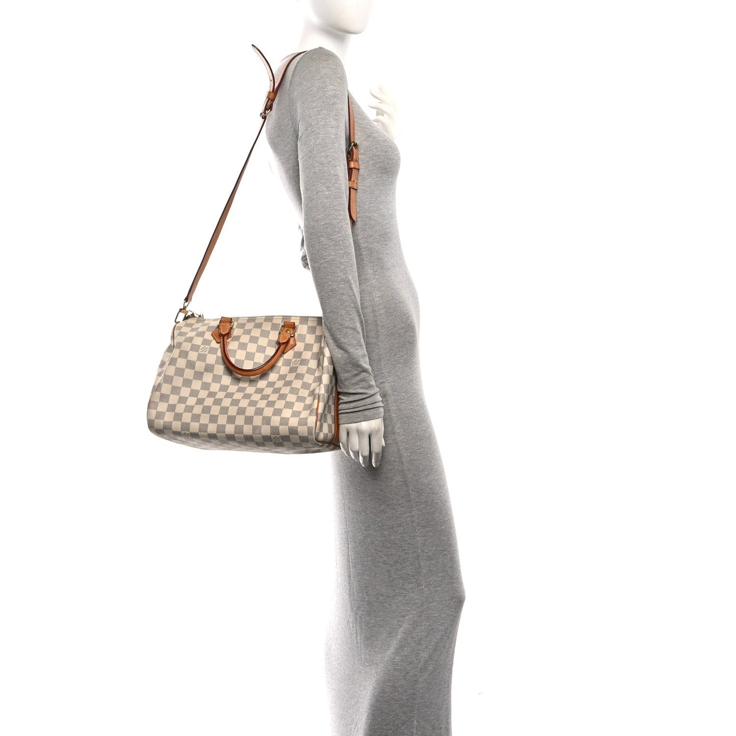 Damier Azur Speedy Bandouliere 30
