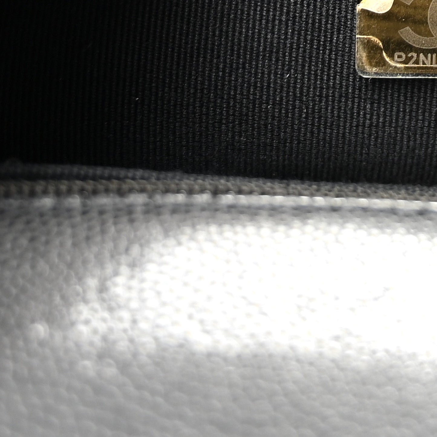 Shiny Caviar Quilted Mini Chain Messenger Flap Bag Black