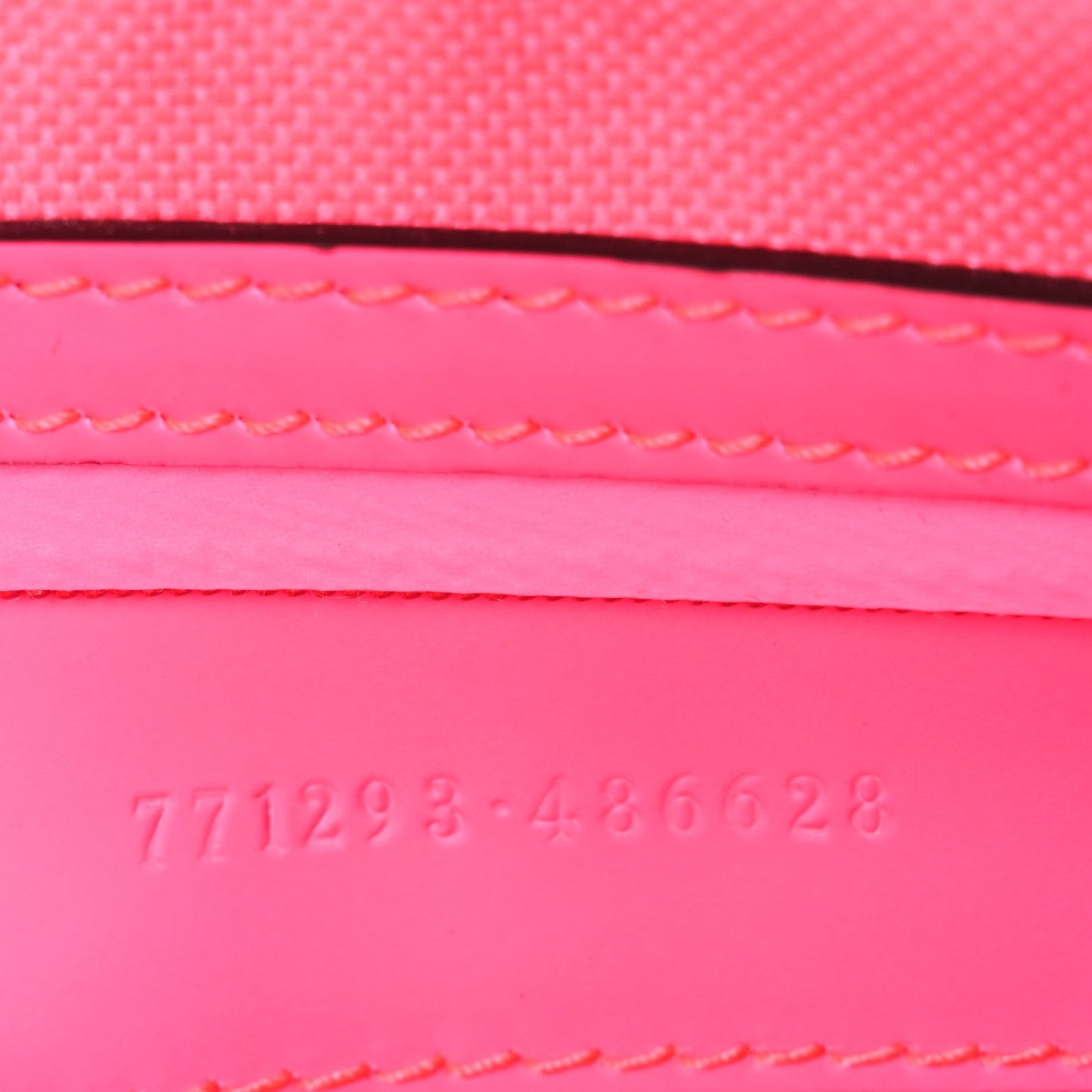 Rubber Effect Monogram GG Crossbody Bag Fluorescent Fuchsia
