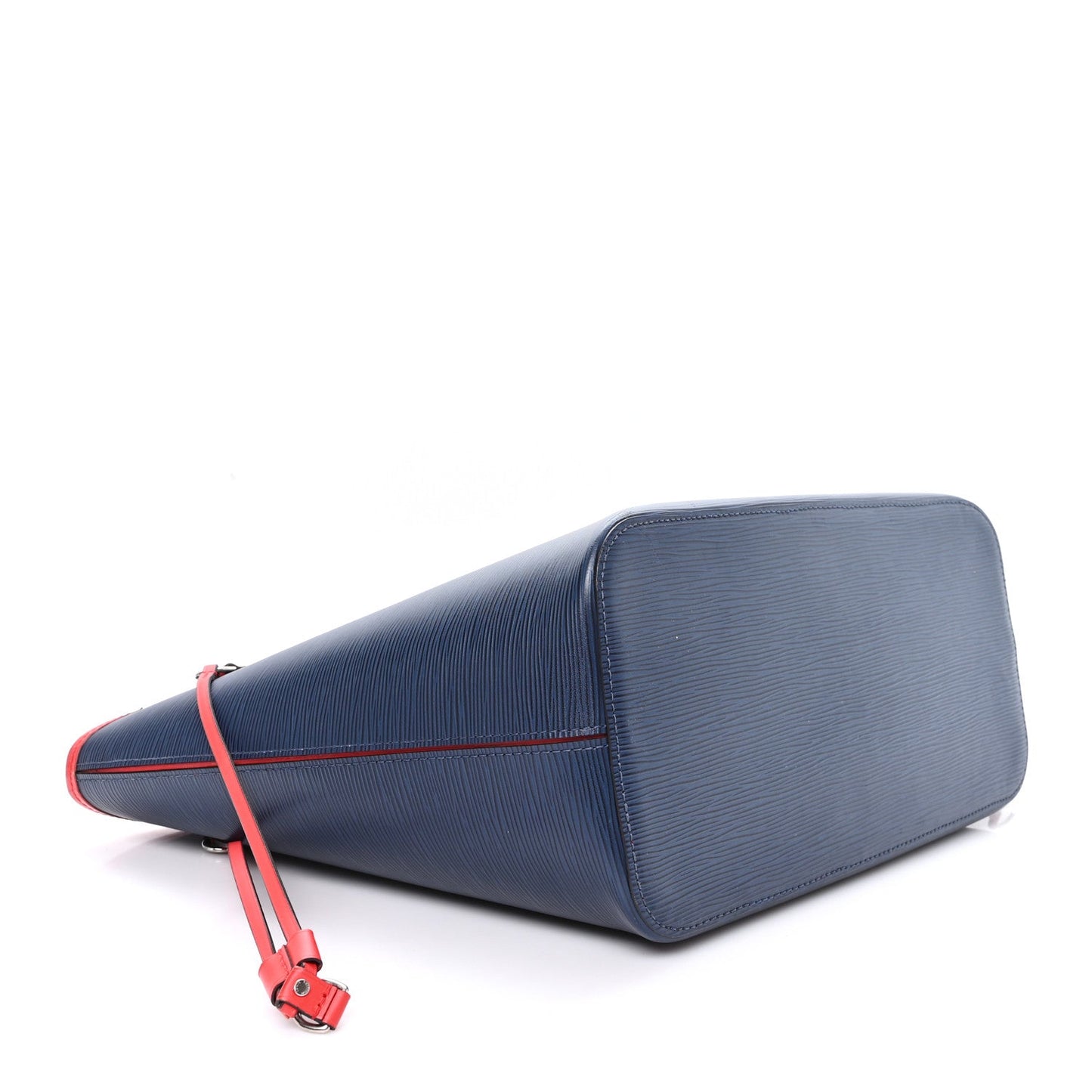 Epi Neverfull MM Indigo Coquelicot